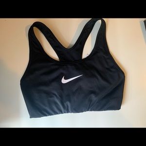 Black Nike sports bra